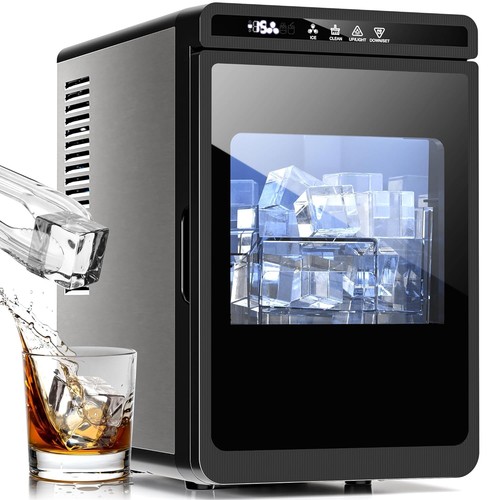 Clear ice square maker - clear,